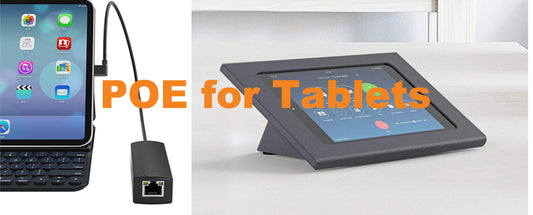 PoE to USB-C, providing a stable, fast and secure solution for tablets