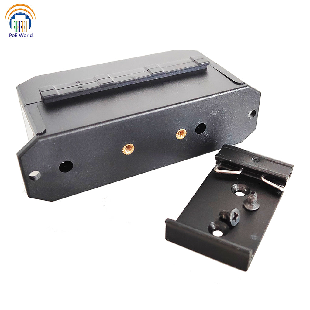 BT-1-WM Single Port 2.5 Gigabit PoE Injector Auto Negotiation POE++ 802.3at/bt Standard 90W Max Output Power High Powered Devices