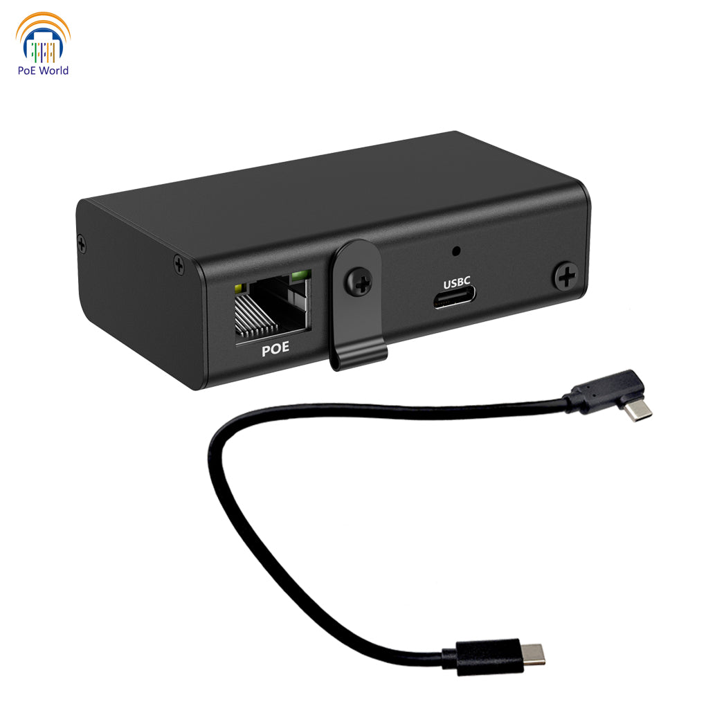 New Arrival !! GAT-USBC-PD-V3 Gigabit PoE+ (802.3at) to USB-C Power + Data Delivery with 23 Watt Output