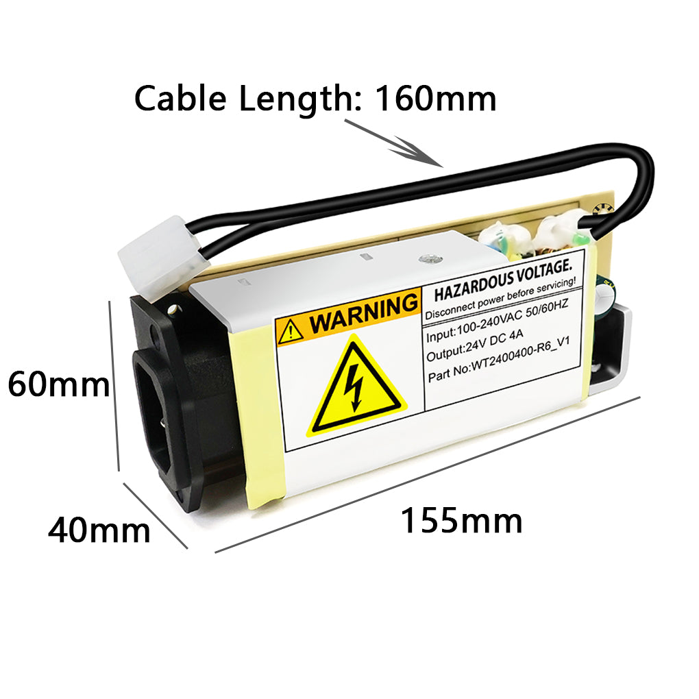 PS24V96W-OPF 24V 4A Internal Power Supply Replacement Power for MikroTik CCR1016 and CCR1036 Series Routers Devices