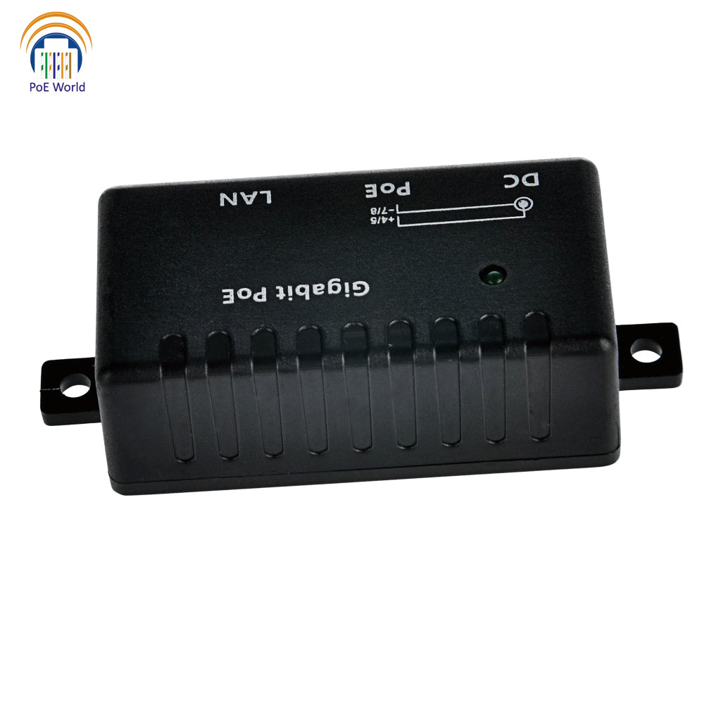 GPOE-1-WM Single Port Gigabit PoE Injector Mode B Passive Power Over Ethernet Injector
