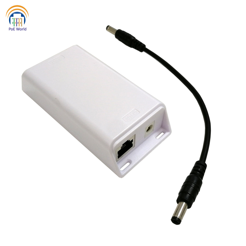 GAT-12v25w Gigabit PoE Splitter 1000Mbps Ethernet Speed Power Over Ethernet Splitter with 12 Volt 25 Watt Output for 12V Non-poe Devices
