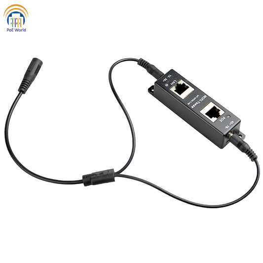 GPOE-1-AB-Y Single Port Gigabit Mode A/B Passive PoE Injector PoE Plus 90W for 802.3at PoE++ low cost solution for 4 Pair PoE