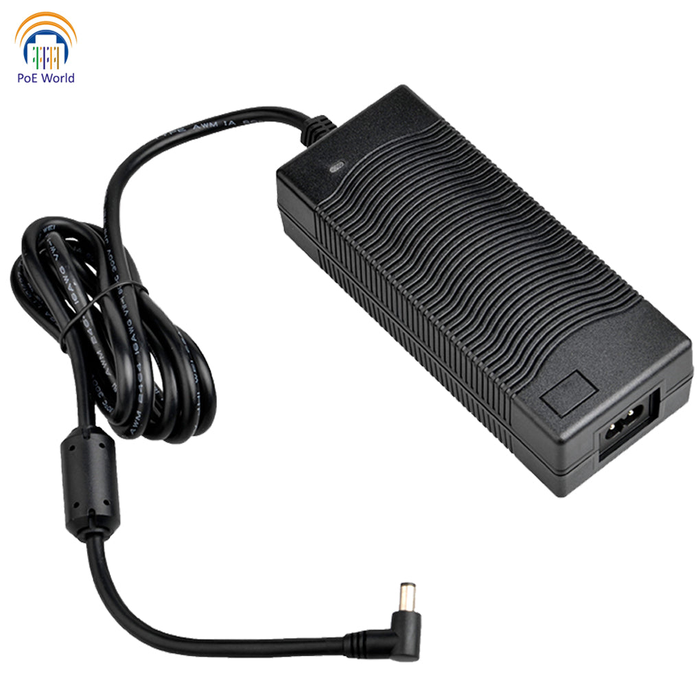 GAT-8-56v120w 802.3at Gigabit PoE+ Injector with 56 Volt 120 Watt Power Adapter Kits Active Mode A PoE Operation Up to 30 Watt Output