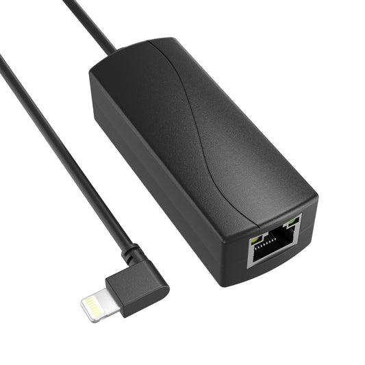 GAF-Lightning-PD 802.3af PoE to 5V10W Delivery Power and Ethernet for Conference Rooms Mounted Tablets IPAD devices