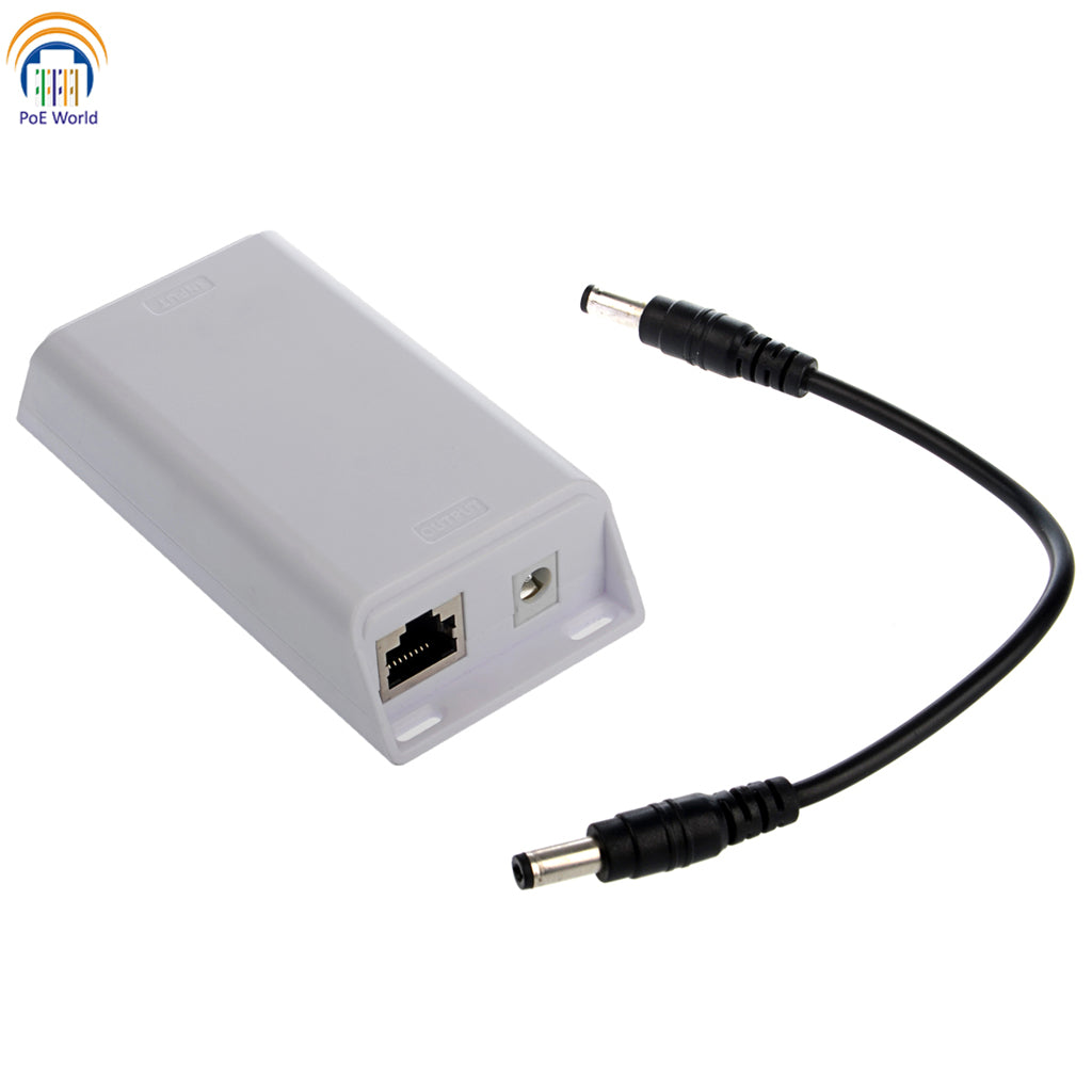 GAF-24v25w 48V to 24V POE Converter, 24 Volt 25 Watt Gigaibt POE Splitter, 802.3af/at to 24Volt, 25W Output Max Inverter Unit for 24V UBNT Mikrotik