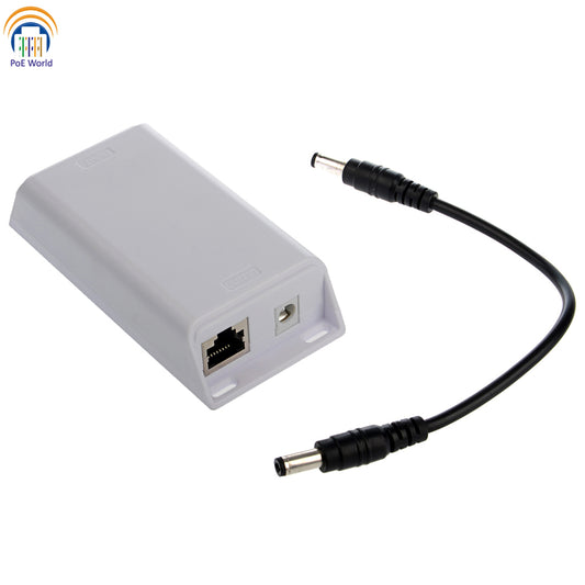 GAF-24v25w 48V to 24V POE Converter, 24 Volt 25 Watt Gigaibt POE Splitter, 802.3af/at to 24Volt, 25W Output Max Inverter Unit for 24V UBNT Mikrotik
