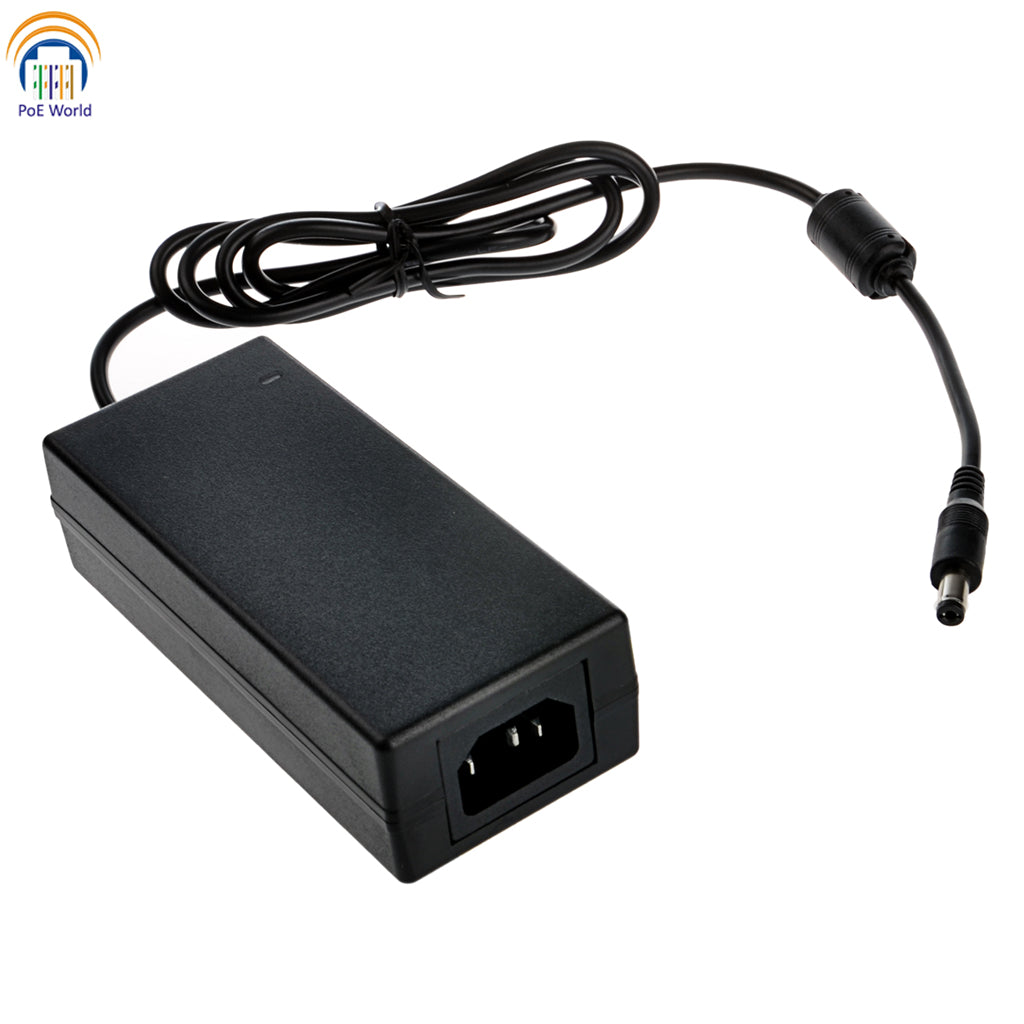 GPOE-8B Wall Mount 8 Port Gigabit PoE Injector Mode B Midspan Patch Panel with 24 Volt 60 Watt Power Supply for Option