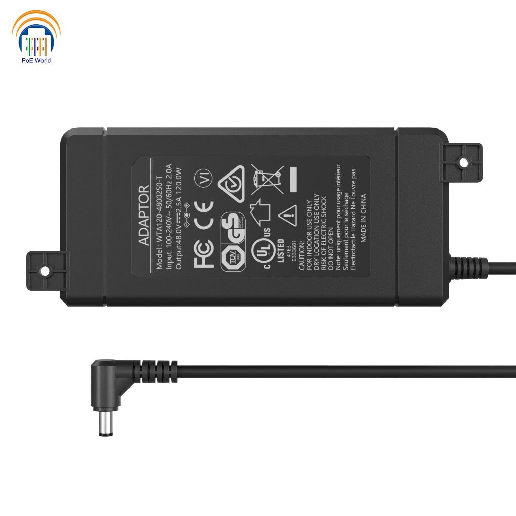 GPOE-6-AB-48v240w 6 Port Power over Ethernet Injector Gigabit POE with 48 Volt 240 Watt Power Supply