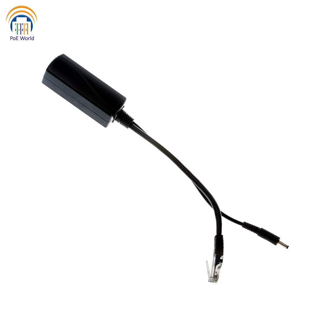 GAF-5v10W POE Splitter PoE separator, 1.35x3.5mm Male Connector, Gigabit 802.3af Power Over Ethernet Splitter for 5 Volt Wanscam Non-poe Device