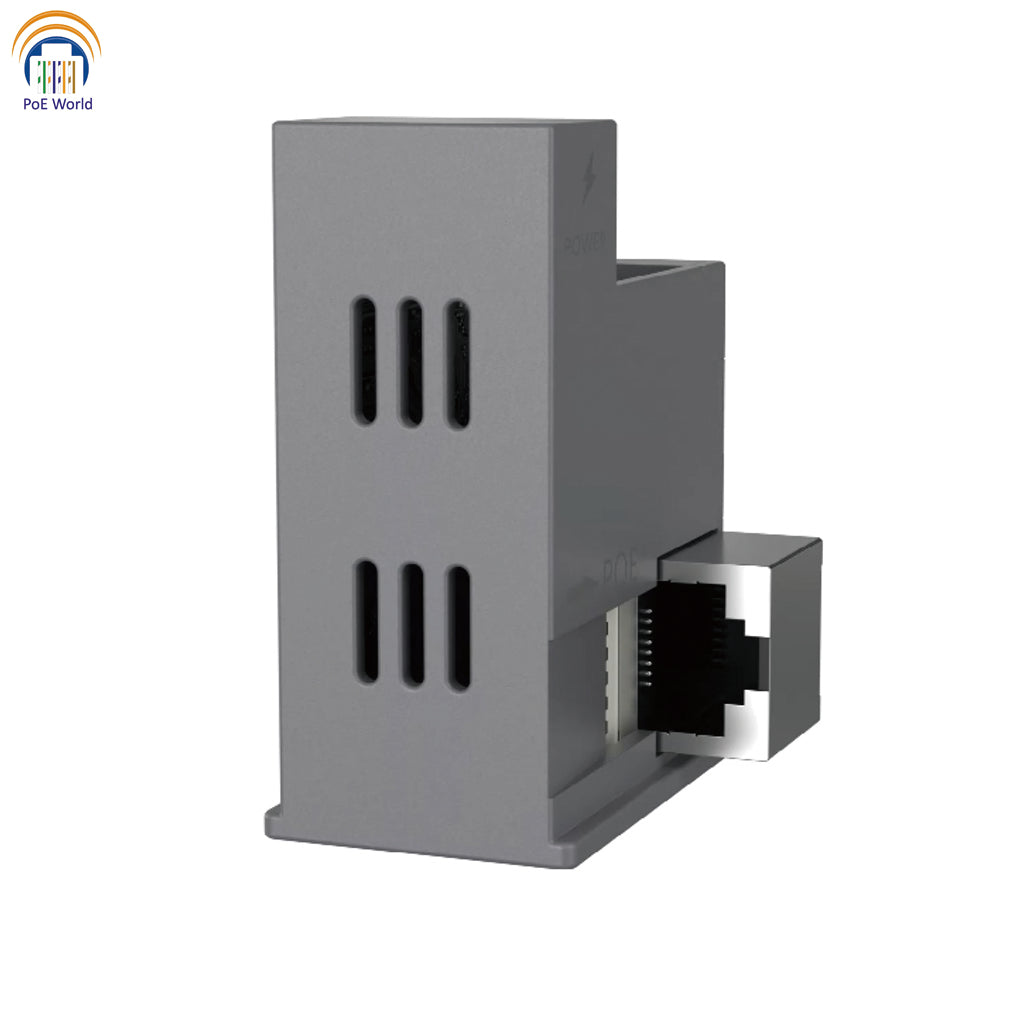 AT-USBC-JB POE+ USB-C Deliver Power& Data PoE Adapter Fit In Euro Box for Tablet Surface Go, IPAD Pro, Type-C Device