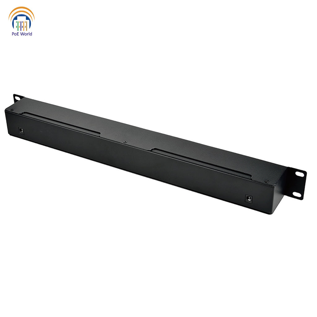 24-Port Gigabit Rack Mount PoE Injector with 240W Power Supplies, Support Mode B, IEEE802.3af/at, Dual Power Supply Inputs
