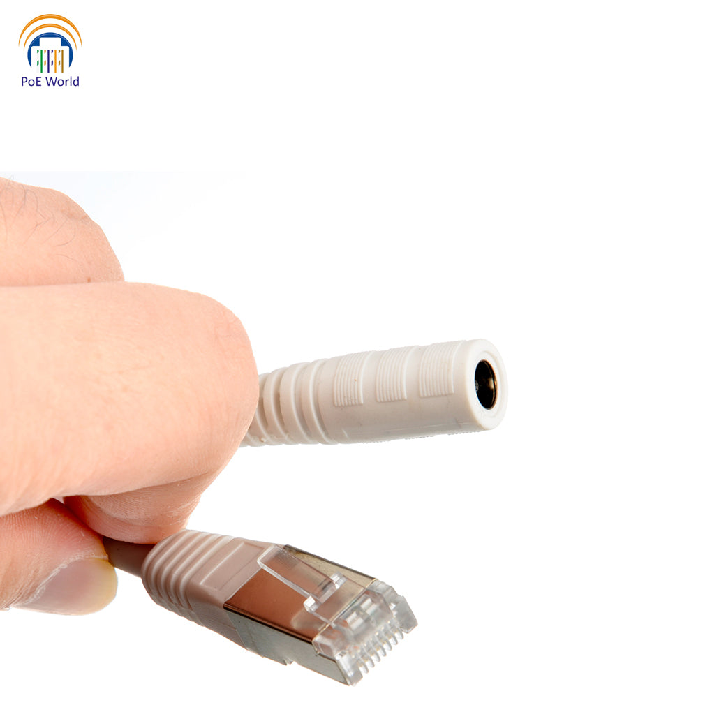 Gigabit POE Injector Splitter Cable Use as Poe Splitter or Poe Injector, 12V -56V Input for MikroTik, Powering any Router BOARD over Gigabit Ethernet