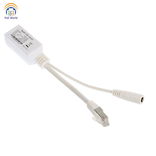 Gigabit POE Injector Splitter Cable Use as Poe Splitter or Poe Injector, 12V -56V Input for MikroTik, Powering any Router BOARD over Gigabit Ethernet