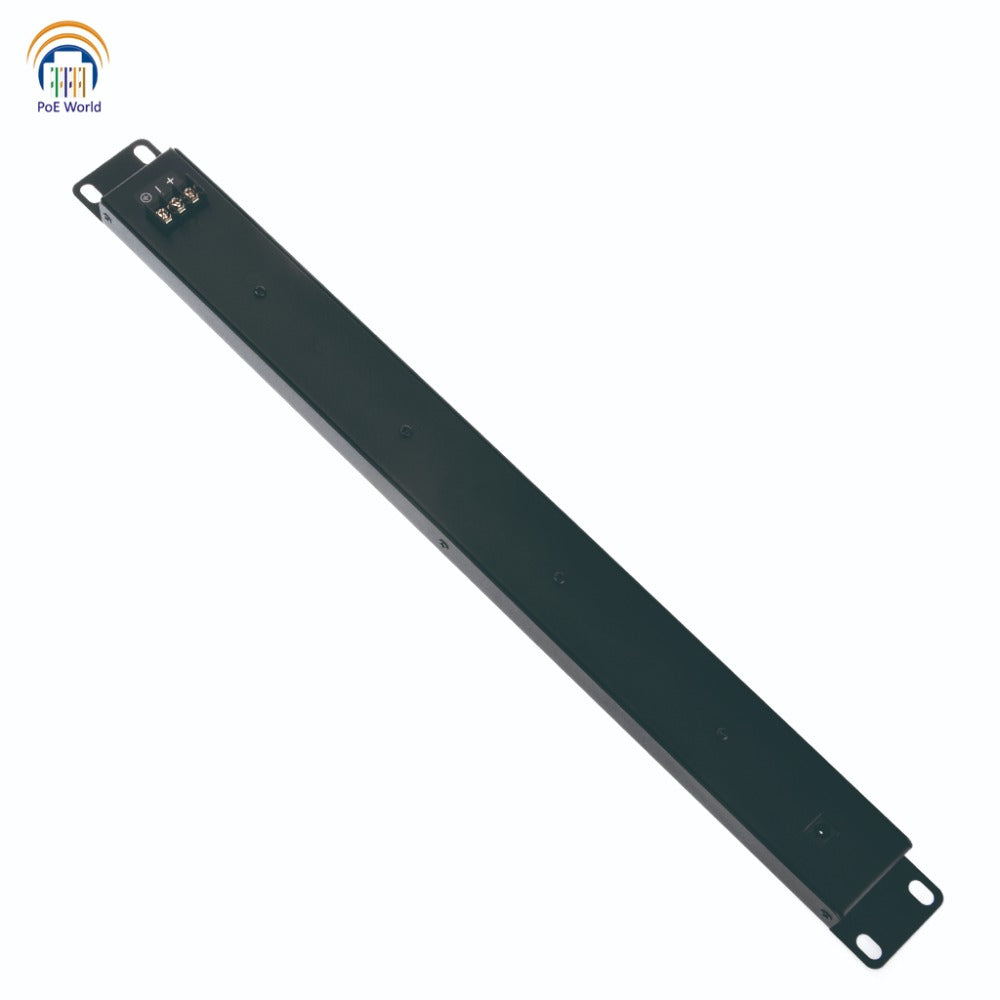 24 Port PoE Injector with 120 Watt Power Supply Kits Passive 24 Volt 48Volt Midspan Injector Mode B Operation