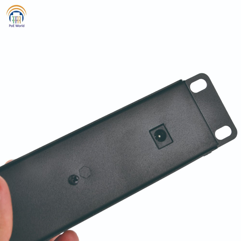 POE-24-1U 24 Port Passive PoE Injector 100mbps Data Speed Mode B Operation 12-56V Power Input - Power Supply Not Included