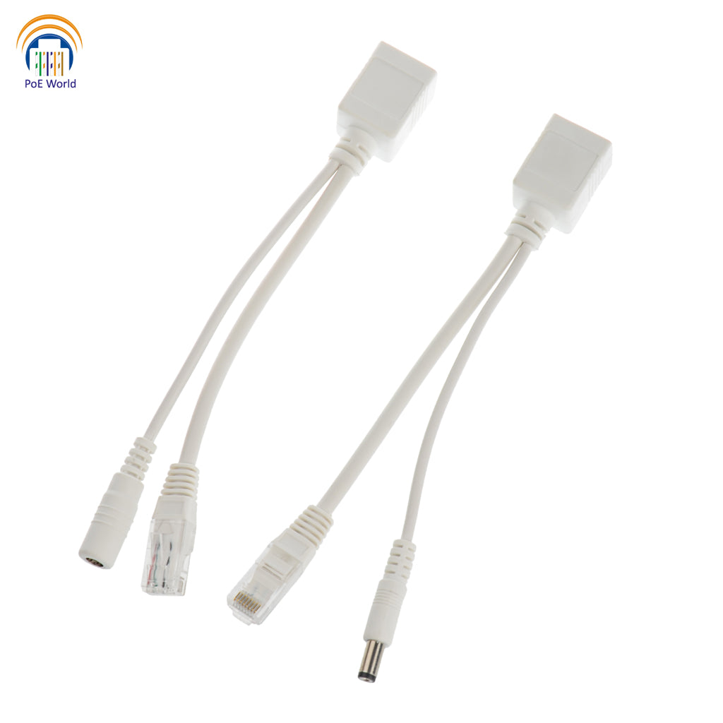 POE-IO POE Cable Passive Power Over Ethernet Adapter Cable POE Splitter Injector 10/100 Mbps 12-48v Input For IP Camera