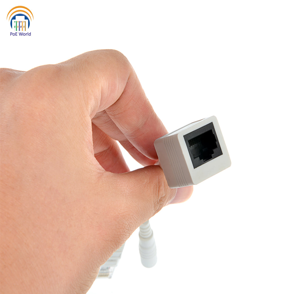 POE-IO POE Cable Passive Power Over Ethernet Adapter Cable POE Splitter Injector 10/100 Mbps 12-48v Input For IP Camera