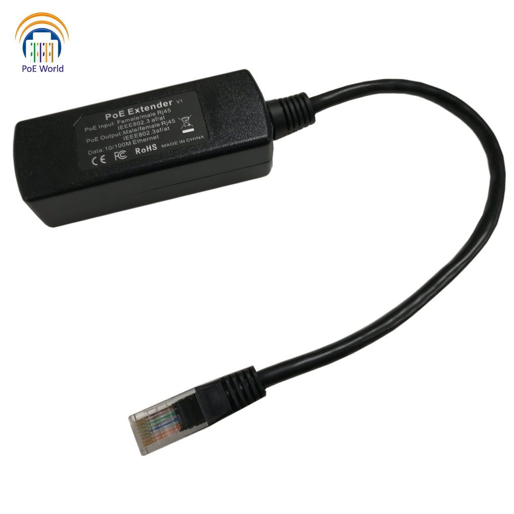 10/100mbps Active PoE Extender-Extend PoE power and data for 100 meters