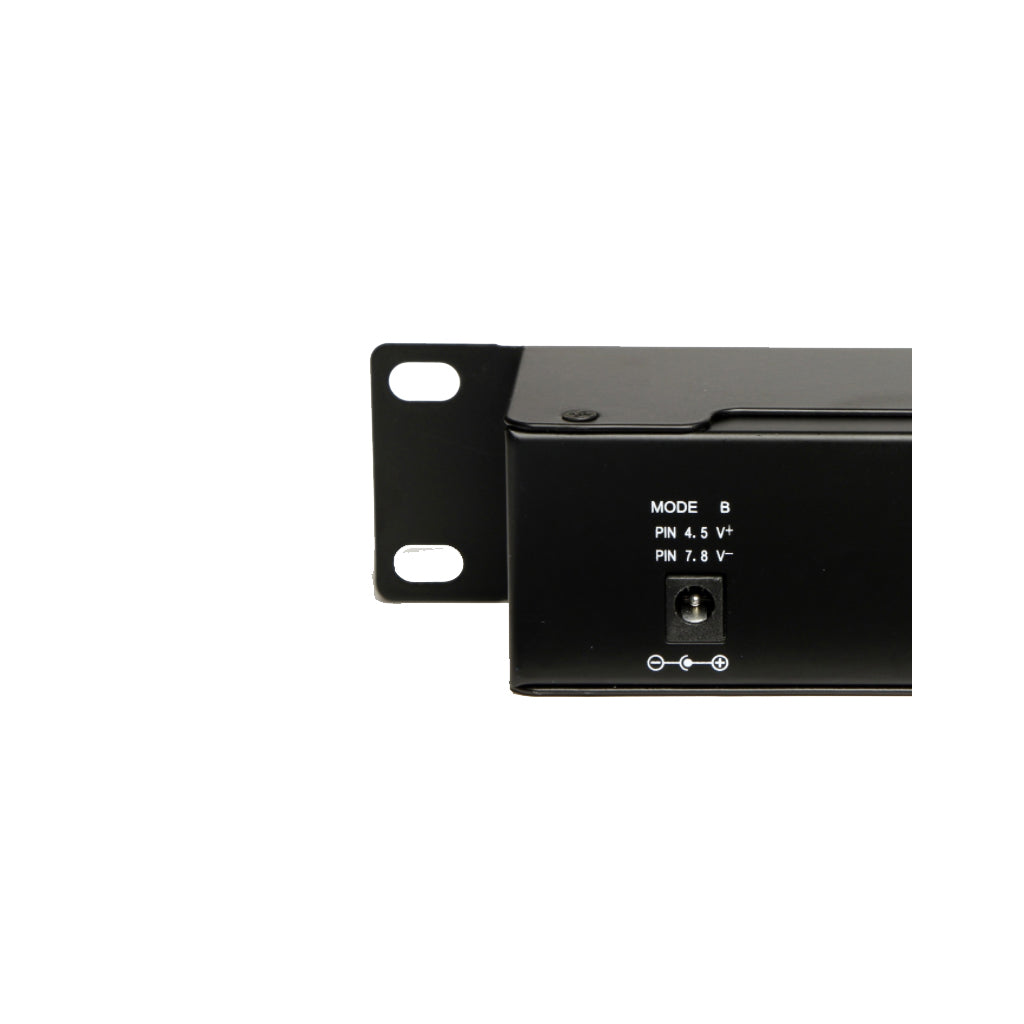 GPOE-12-1U 12 Port Gigabit PoE Injector Mode A Mode B Operation, 12V-56V Input For Up to 12pcs IP Camera- Power Supply Not Included