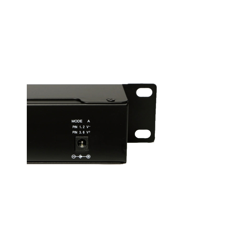 GPOE-12-1U 12 Port Gigabit PoE Injector Mode A Mode B Operation, 12V-56V Input For Up to 12pcs IP Camera- Power Supply Not Included