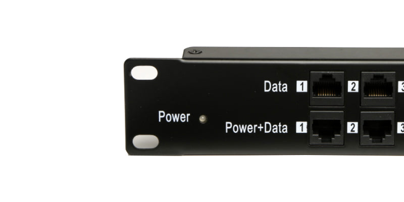 POE-12-24v60w 12 Port PoE Injector with 24 Volt 60 Watt Power Supply