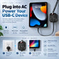 AC-USBC-10W In-Wall USB-C Power Adapter, 100–240V AC Input, 5V/2A 10W Output, Compact Concealed Power Supply for Wall-Mounted Tablets and Smart Home Panels
