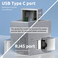 AT-USBC-JB POE+ USB-C Deliver Power& Data PoE Adapter Fit In Euro Box for Tablet Surface Go, IPAD Pro, Type-C Device