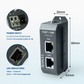 10GBT-1-WM Single Port 10 Gigabit 802.3bt PoE++ Injector | 90W Max Output | IEEE 802.3af/at/bt | Wall & DIN Mount