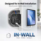 AC-USBC-10W In-Wall USB-C Power Adapter, 100–240V AC Input, 5V/2A 10W Output, Compact Concealed Power Supply for Wall-Mounted Tablets and Smart Home Panels