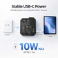 AC-USBC-10W In-Wall USB-C Power Adapter, 100–240V AC Input, 5V/2A 10W Output, Compact Concealed Power Supply for Wall-Mounted Tablets and Smart Home Panels