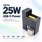 AT-USBC-V4 PoE to USB-C Power Adapter 25W IEEE 802.3af/at RJ45 to Type-C Charger Converter for Tablet Smart Home Panel