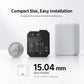 AC-USBC-10W In-Wall USB-C Power Adapter, 100–240V AC Input, 5V/2A 10W Output, Compact Concealed Power Supply for Wall-Mounted Tablets and Smart Home Panels