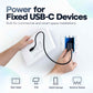 AT-USBC-V4 PoE to USB-C Power Adapter 25W IEEE 802.3af/at RJ45 to Type-C Charger Converter for Tablet Smart Home Panel