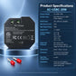 AC-USB-30W In-Wall USB-C PD Power Adapter, 30W Fast Charging, 100–240V AC to USB-C Embedded Power Supply