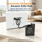 AT-Hub In-wall 25W PoE+ to USB-C Power and Data Delivery for Amazon Echo Hub IEEE 802.3at PoE+ Convert to 5V/9V 25W Power and USB 2.0 Data
