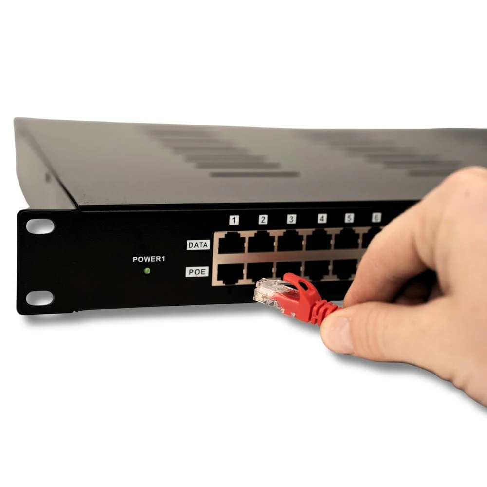 GBT-12-1U 2.5G 802.3BT Type 4 Active PoE++ Injector Up to 90W Max Output 1U Rackmount High-power Midspan Injector for PoE lighting PTZ Cameras