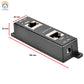 GPOE-1-AB 802.3af Passive PoE Injector 4 Pair PoE Single Port Gigabit Mode A/B Patch Panel, Power Over Ethernet Injector Splitter