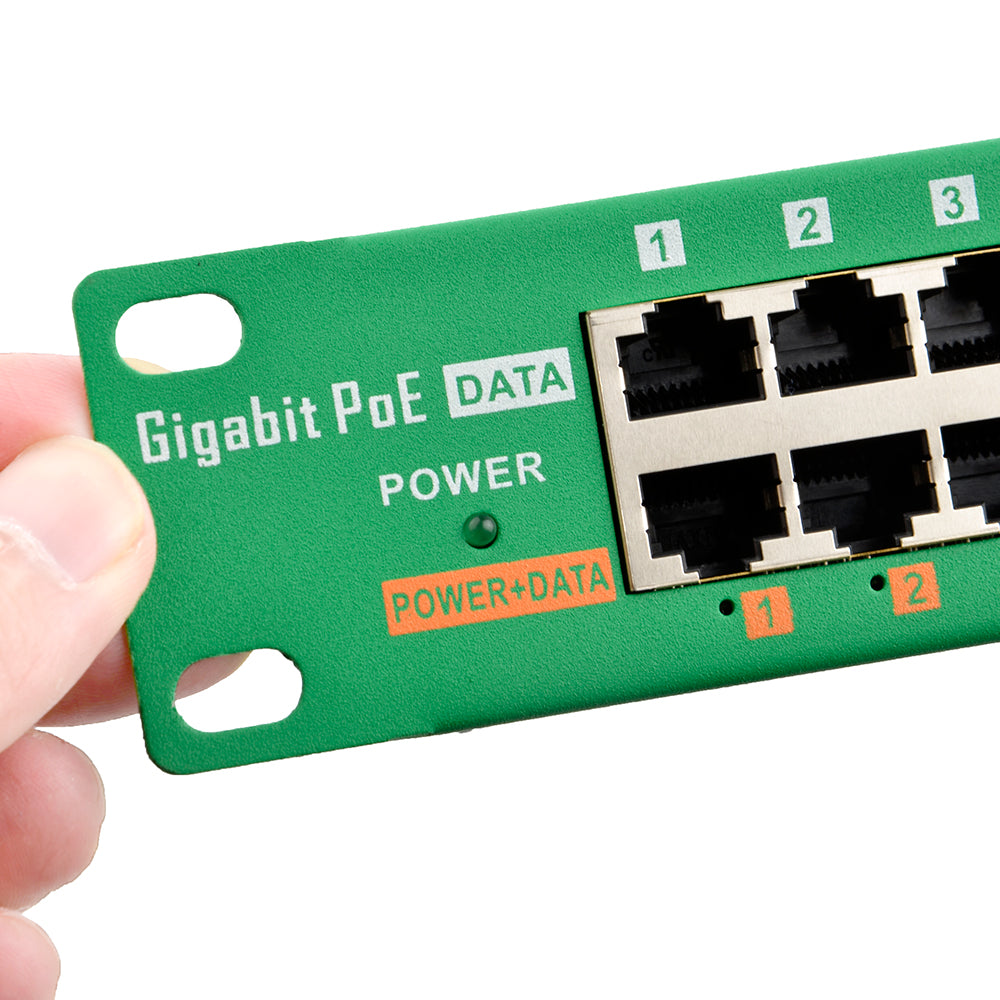 GAT-24 Active Gigabit PoE Injector IEEE802.3at 24 Port Power Over Ethernet Plus POE+ Injector - Power Supply NOT included