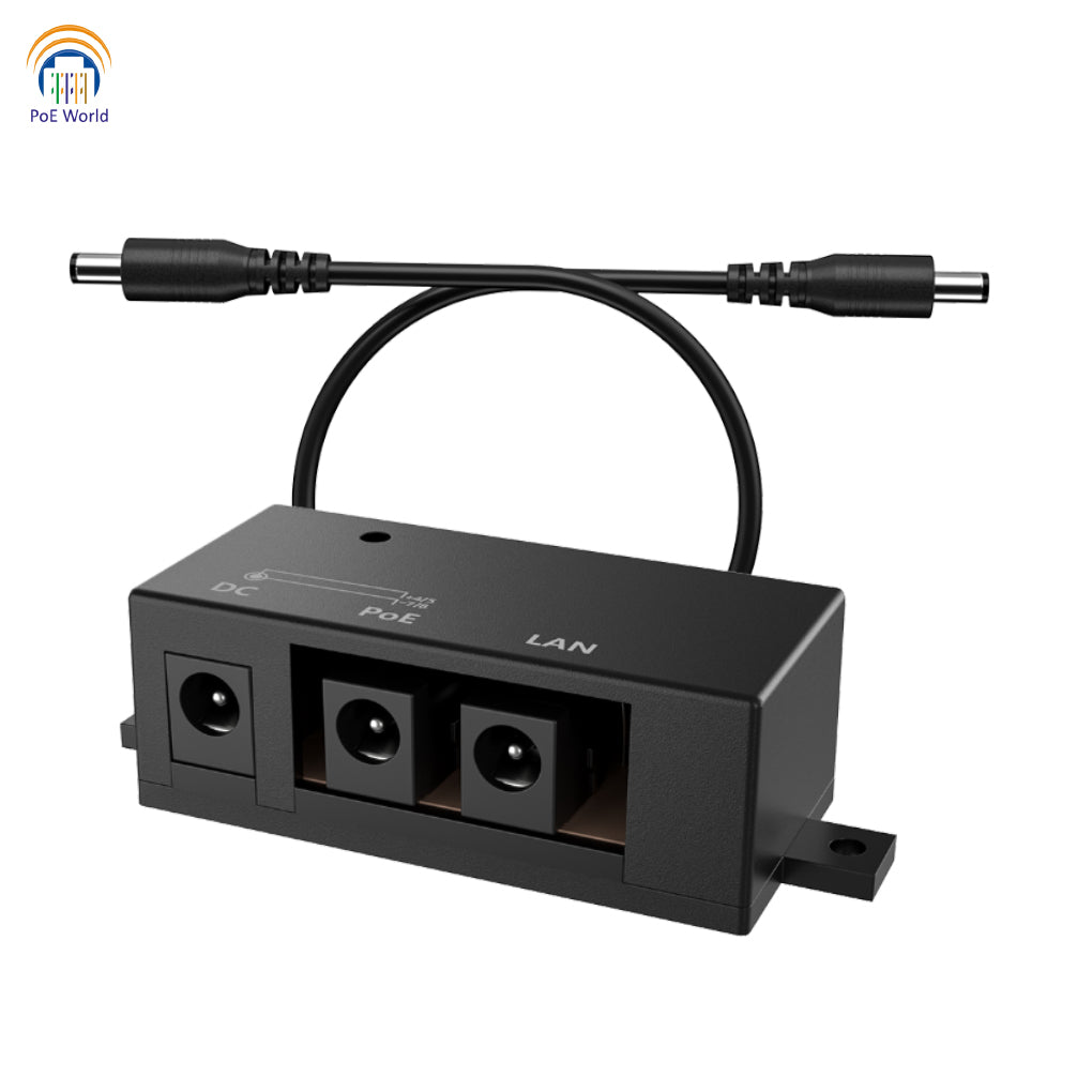 Failover Dual DC Power Input For Backup Power Uninterrupted Backup Power Redundant power supply for PoE injectors and switches CCTV Max Voltage 60 Volts Max current 8A